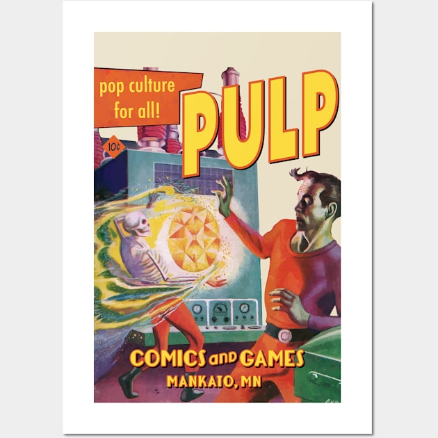 PULP Melting Man Wall Art by PULP Comics and Games